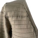 Nina Leonard  Open Front‎ Cardigan Sweater Size XL Ribbed Textured Knit Cover Up Photo 3