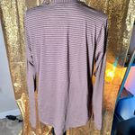 Patagonia  Mainstay Bumblebee Stripe Brown & Purple Long Sleeve Henley, XL Photo 3