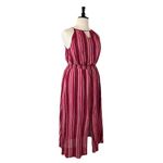 Universal Threads Universal Thread Target Maxi Dress Halter Neck Cotton Red Stripe Women’s 0X Photo 1