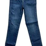 Free People NWT  Revolve Raw High Rise Skinny Jeggings Deep Indigo Size 26 Photo 0