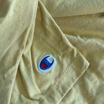 Champion  Women’s Crop Top Athletic Shirt Size Large Canary Yellow Photo 4