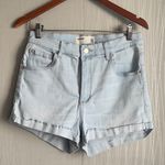 Garage  Ultra High Rise Denim Stretch Light Wash Jean Shorts Women’s 11 Photo 5