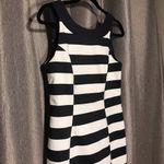 H&M  Striped Navy White Sleeveless Simple Dress Photo 2