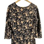 Zero + Maria Cornejo Isie Black Printed Silk High Low V Photo 11