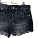 Madewell  Relaxed Denim Shorts Women’s Size 26 Black Calverley Wash AJ243 Photo 4