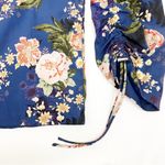 Anthropologie LPA X Jacket 360 Hoodie Windbreaker Waterproof Floral Blue Pink Photo 11