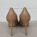 Jeffrey Campbell New nude pointed heels sz11 brown leather slip on sexy classic Photo 2