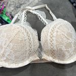 Victoria's Secret Victoria’s Secret VINTAGE Dream Angels Push-up Ivory Lace Bra Photo 7