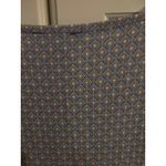 Talbots  Womens Blue Geometric Print Faux Wrap Ruched 3/4 Sleeve Top Size L Photo 5