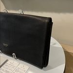 Emilio Pucci Dark Brown Leather Wristlet EUC Photo 3