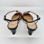 Gucci  WOMEN'S PETITE GG SLINGBACK GLITTER PATENT CHARLOTTE PUMPS SIZE EU 40 Photo 5