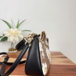 Coach NWT  Teri Shoulder‎ Bag In Signature Canvas With Floral Print Photo 1