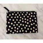 Kate Spade  Pouch Black Polka Dot Zipper Multipurpose Makeup Bag Photo 1