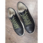 Cole Haan  Women's 9B Grand Crosscourt Sneakers Shoes Black Leather Green Laces Photo 1