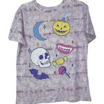 Modern Lux PURPLE TIE-DYE GRAPHIC DESIGN LIGHTWEIGHT TEE XS Photo 0