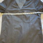 FIGS 5 for $25 Catarina One Pocket Scrub Top in Graphite Gray size Small Photo 5