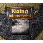 Rising International Size S Dress Sweater Knit Sleeveless Gray Green Asymmetric Photo 1