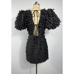 Elliatt NWT  Hailey Textured 3D Mini Dress In Black Sz Small $288 Photo 9