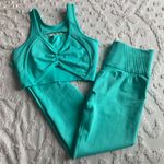 Buffbunny Women’s S/M Form Seamless Sports Bra Leggings Set Airhead Aqua Photo 0