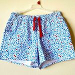 Vineyard Vines NWOT Juniors XL / Womens XS  White Star Print Fleece Lined Shorts Photo 0