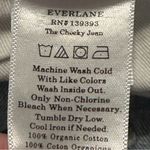 Everlane The Cheeky High Rise Crop Straight Leg Jeans Light Blue Wash Size 25 Photo 5