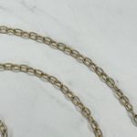 Skinny Dainty Gold Tone Chain Link Purse Handbag Bag Replacement Strap Photo 2