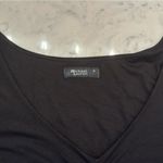 Michael Lauren  Ruched Mini Dress Bodycon Black Womens Sz M 8/10 Whimsigoth USA Photo 4