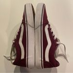 Vans  Ward Burgundy Skate Low Top Sneakers Women’s Size 6.5 Lace Up Photo 5
