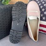 Elegant Pink Bow Loafers Size 8 Photo 4