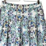 Talbots 8 Floral Pleated Knee Length Peasant Boho Skirt Photo 7