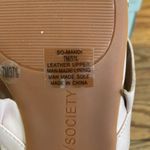 Sole Society  Leather Mandi Ruffle Slide Sandals Blush Pink size 7M NWT‎ Photo 8