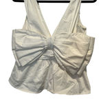 Hutch Anthropolgie  large bow tank top‎ white small Photo 0