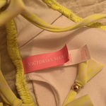 Victoria's Secret  Padded Lace Bikini Top Neon Yellow Size XS Photo 3