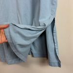 Pact Organic Cotton Pocket Shift Midi Dress in Antique Blue Size XL Photo 4