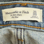 Abercrombie & Fitch  Y2K The Mom Mid-Rise Raw Hem Shorts Size 20 NWT Photo 6