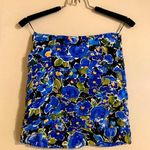 ZARA Blue Floral Layered Mini Skirt XS Photo 9