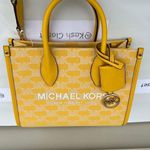 Michael Kors Butter Multi Mirella Tote Small Shopper Handbag Photo 4