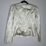 Vintage Cream Gold Metallic Brocade Blazer Sz Small Photo 5