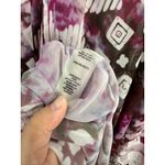 Soft Surroundings Top S/M Purple Geometric Boho Kimono Caftan Resort Hippie Photo 6