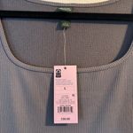 Universal Threads NWT Universal Thread Women’s Ribbed Long Sleeve Jumpsuit Slate Gray Size Large Photo 4