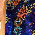 H.I.P. Floral Zinnias Retro Vintage Big Groovy Flowers Zinnia Dress FLAWS Read Photo 4