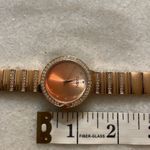 Elgin Rose watch gold tone bracelet watch coordinated set OS Pink Photo 6