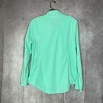 Made for life  Sea Foam Green & Gray Quarter Zip Fleece Jacket Size Medium Photo 5