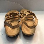 Vionic Sandals Amber Sandal Adjustable in Gold Cork w/ Beads Size 6 EUC Photo 10