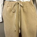 Dance & Marvel  Tan Leisure Pants w/ Gold Accent Drawstrings and Pockets- Medium Photo 1