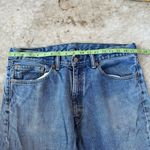 Levi's  505 Men's Classic Straight Fit Blue Denim Jeans W36 L32 Work Jeans Used Photo 4