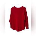 Sweet Romeo  Vibrant Red Knit Top,Size XL Photo 2