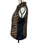 Calvin Klein Medium Performance Puffer Vest Jacket Leopard Full-Zip Pocket Repel Photo 5