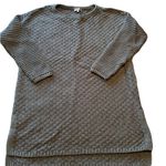 Vince Camuto Charcoal Grey Tunic Sweater with Half Sleeves Photo 0