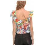 ZARA Floral Top Size Medium Photo 1